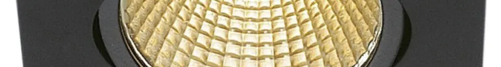 Plafoniera LED INS SLV NEW TRIA 68 SQUARE 11W 800lm 2700K 68mmØINS nero 