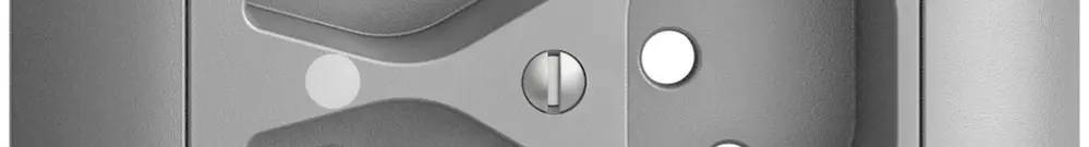 Kit frontal ENC EDIZIOdue silver 88×88mm 3×T13, lentille, 