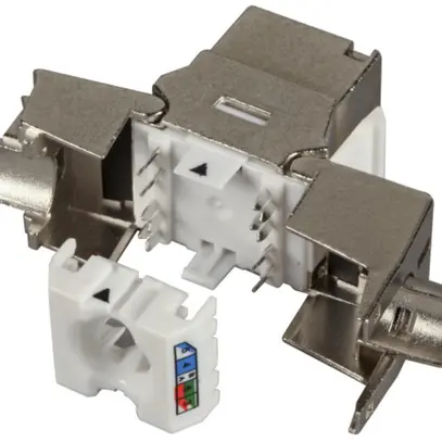 Module de raccordement INFRALAN Standard RJ45 cat.6A/s ISO/IEC Keystone 
