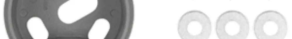 Bodenplatte ESYLUX ALVA BL 700/100 BASE PLATE anthrazit 