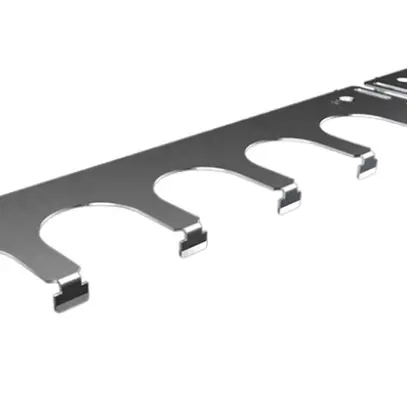 Panneau de passage de câbles Rittal VX 8619.801 14.5×740mm acier affiné 2pcs 