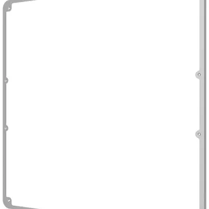 Cadre de recouvrement LEDVANCE SURFACE FLAT métal 500×500×13mm argent 