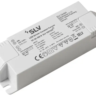 Alimentazione LED SLV 19W 2…54V 350mA ON/OFF 
