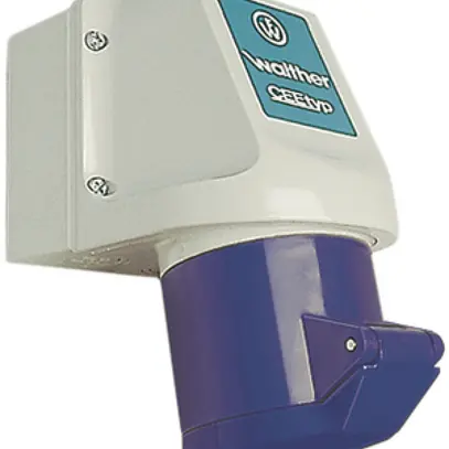 Presa murale AP CEEtyp 4L 16A IP44, 4h 