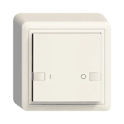 Poussoir AP ZEP 1c/1t ON-OFF station princ. EDIZIOdue blanc 
