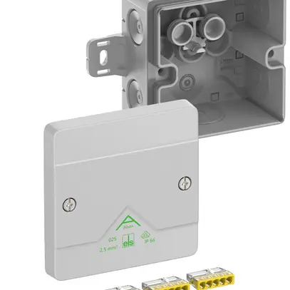 Boîte de dérivation AP Spelsberg Abox 025 AB-2,5² 87×87×52mm IP66 gr 