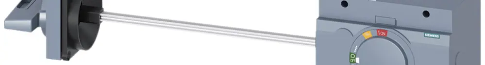 Commande rotative 90° Siemens SENTRON pour 3VA1/2 400/630, illuminé 