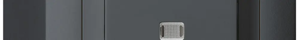 Interrupteur poussoir lumineux AP kallysto 3/2L anthracite 