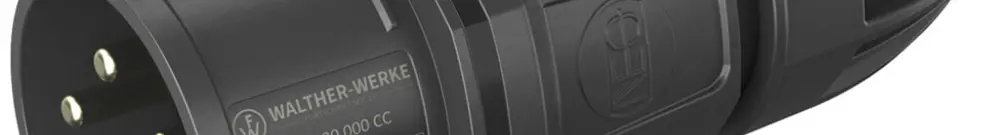 Spina CEE NEO 5P 16A 500V 7h nero IP54 morsetto senza vite 