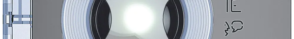 Frontblende für Tür-Lautsprecher/Kamera-Modul 96° Sfera 1 Ruftasten graphitgrau 
