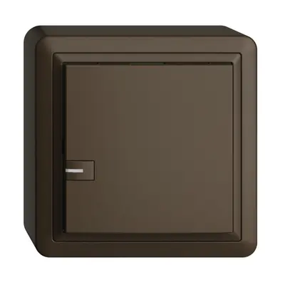 Poussoir KNX RGB AP EDUE, 250mW, a.LED RGB, 1×poussoir, comm.1×touche, cof 