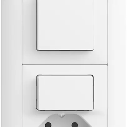 UP-Kombination EDIZIOdue 2×1 weiss AR + Kombi 3/1L+T13 