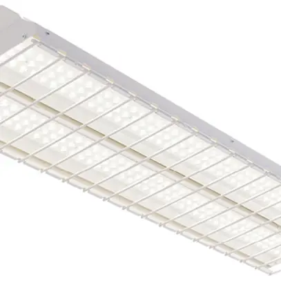 Plafonnier LED SG Arena Sport 176W 23200lm 840 IP23 1256×296mm blanc 