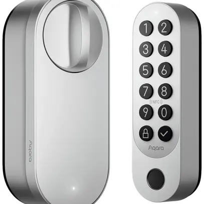 RF-Türschlossantrieb Aqara EL-D02DS Thread/Bluetooth/NFC silber 