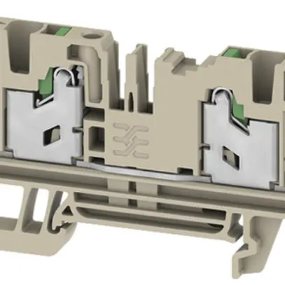 Durchgangs-Reihenklemme WM S4C 4 4mm² 32A 1000V SNAP IN 4×1 TH35 beige 
