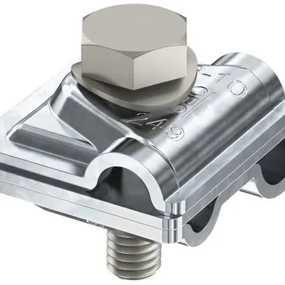 Morsetto per parafulmine BET Vario Ø8…10mm Ø6…16mm ac Zn caldo per immersione 