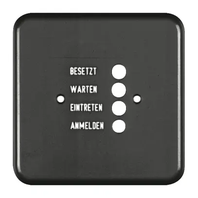 Plaque de recouvrement FH I pour 962764150 noir 