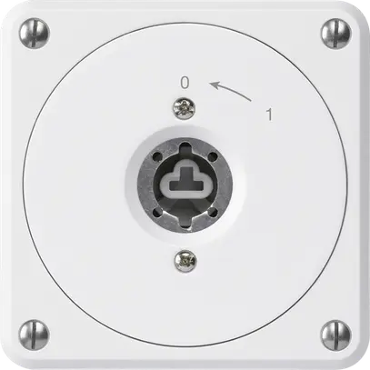 Contact pivotant à clé ENC robusto blanc sans clapet sans cylindre 1P pour combi 