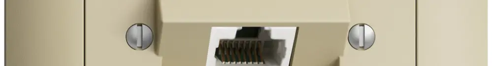 Presa INC 1×RJ45/u 4P ITplus EDIZIOdue vanille 