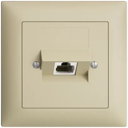 Presa INC 1×RJ45/u 4P ITplus EDIZIOdue vanille 