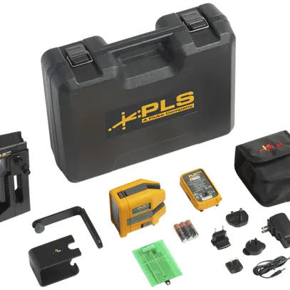 6-Punkt-Lasernivelliergerät Fluke-PLS 6G RBP KIT 30m ≥3h grün 525nm 