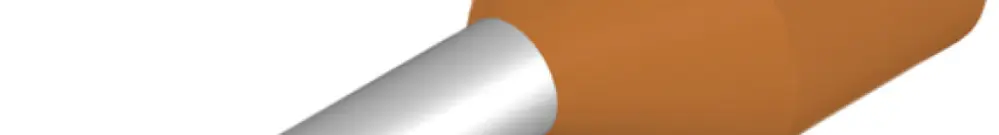 Embout de câble jumelé Weidmüller H isolé 2×0.5mm² 8mm orange sac multiple 