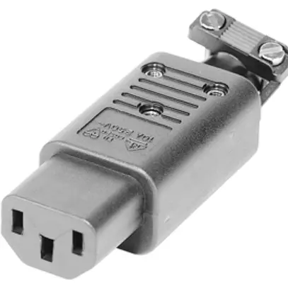 Presa d'apparecchi T113 C13 nero, tipo 4782 70°C 
