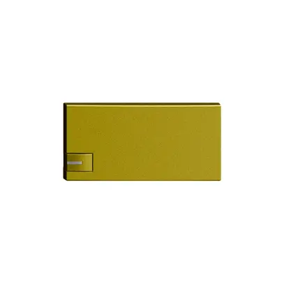 Tasto 1/2 KNX/elettronic.c.LED EDIZIOdue comando semplice olive 