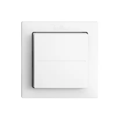 Pulsante RF EnOcean Feller EDIZIOdue F, 2c/1t, senza batterie, bianco 