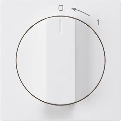 Contatto rotativo 0<-1/2L bianco kallysto con manopola 