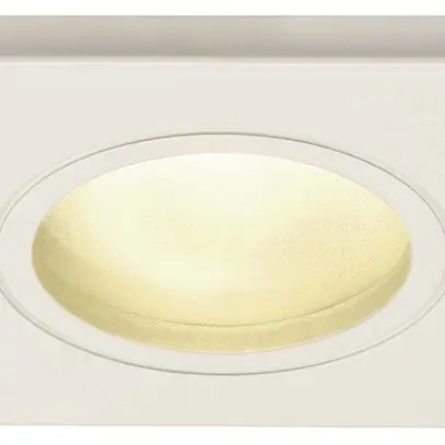 Plafonnier INC SLV DOLIX OUT SQUARE GU10 50W IP65/20 68mmØINC blanc 