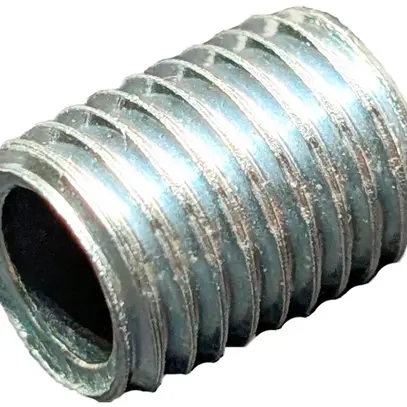 Tubo filettato Elektrogros M8×10mm acciaio zincato per elettrolisi 