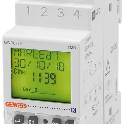 Timer digitale AMD Gewiss 90 AM 230V 16A 5 1 canale 