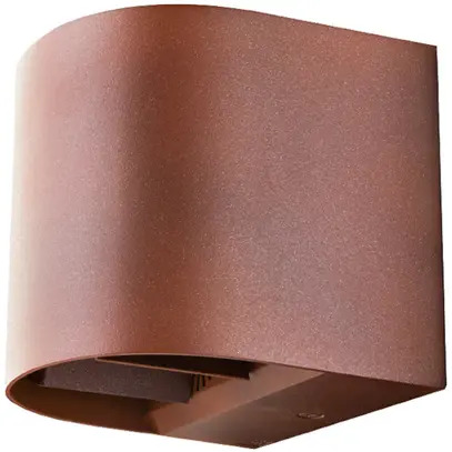 Applique LED SG Artes Round 8W 340lm 827 IP65 VAR dir./indir.120×120mm brz 