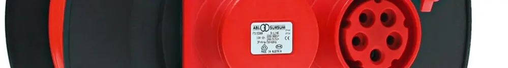 Enrouleur de câble KU 33m 5×1.5mm² Bauflex 2×CEE16 