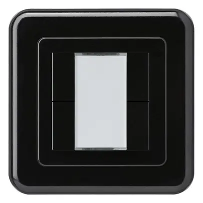 UP-Taster Hager basico C KNX 4-fach schwarz 