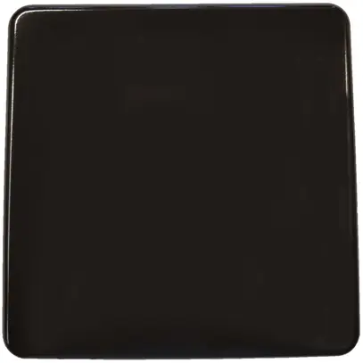 Plaque de recouvrement 2×2 sans alésage noir 