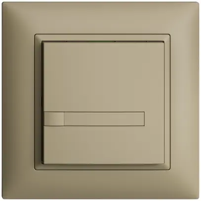 Pulsante INC KNX 1×EDIZIOdue sand RGB senza LED con inserto carta 