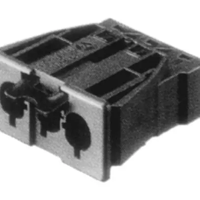 Spina Wieland 3P nero, Snap-in per alta tensione GST18i3 FS2R 