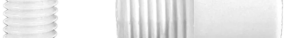 Zugentlastung Elektrogros M10×1 L=8mm m.Madenschraube weiss 