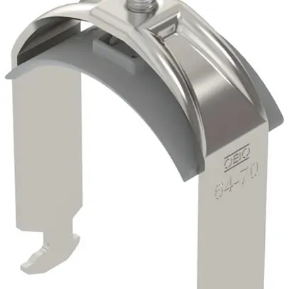 Brida rapida BET 2056 piede a H materia sintetica 64…70mm 1×cavo A2 1.4301 