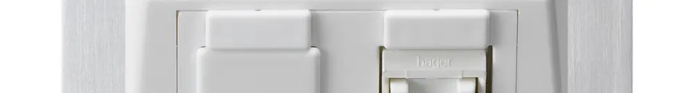 Prise ENC kallysto B cat.5e 1RJ45/u blanc 