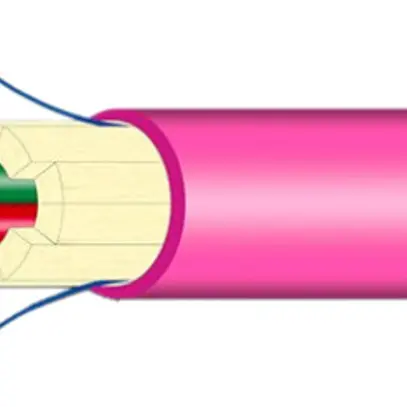 Cavo FO Universal H-LINE Eca 24×G50/125 OM4 Ø8mm 1500N viola 