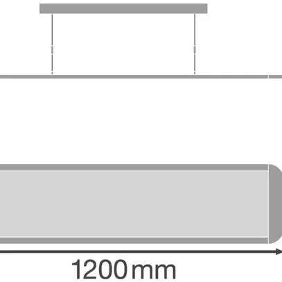 Luminaire suspendu LED LDV PANEL DIRECT/INDIRECT ZBVR 1200 36W 3800lm 3000K UGR 