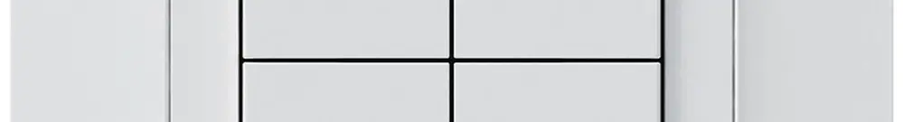 Pulsante KNX INC Hager BA kallysto.trend C quadruplo 94×94mm bianco 