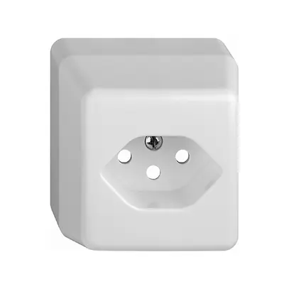 Capot AP FH pour 1×T13 blanc 