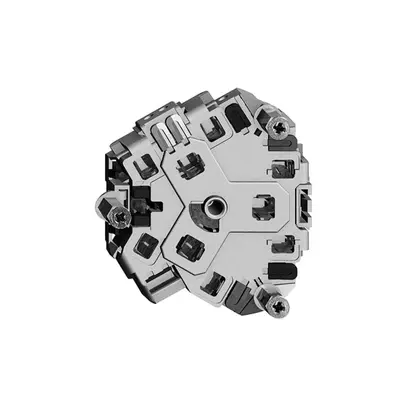 Inserto presa FH 3×T23 16A con LED verde con morsetti innest. 