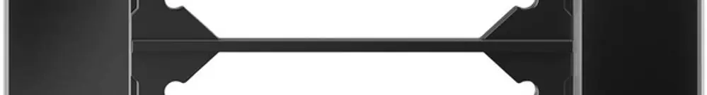 Intestazione INC EDIZIO.liv prestige SNAPFIX® 2×1 154×94mm vetro nero 