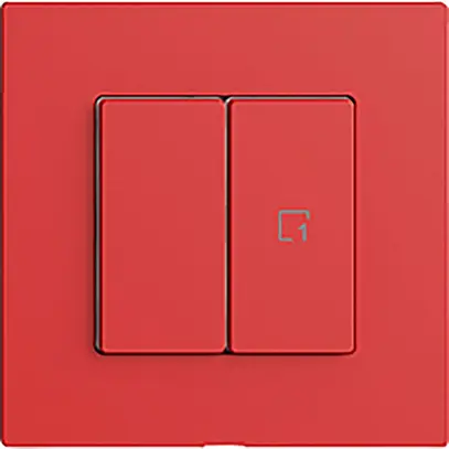 Interruttore tapparelle 1K/2T WLAN Edue Wiser berry 