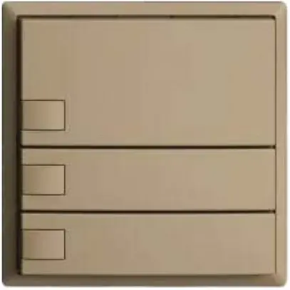 Pulsante KNX RGB EDUE, 250mW, s.LED, 3×pulsante, com.1×tasto, sa 